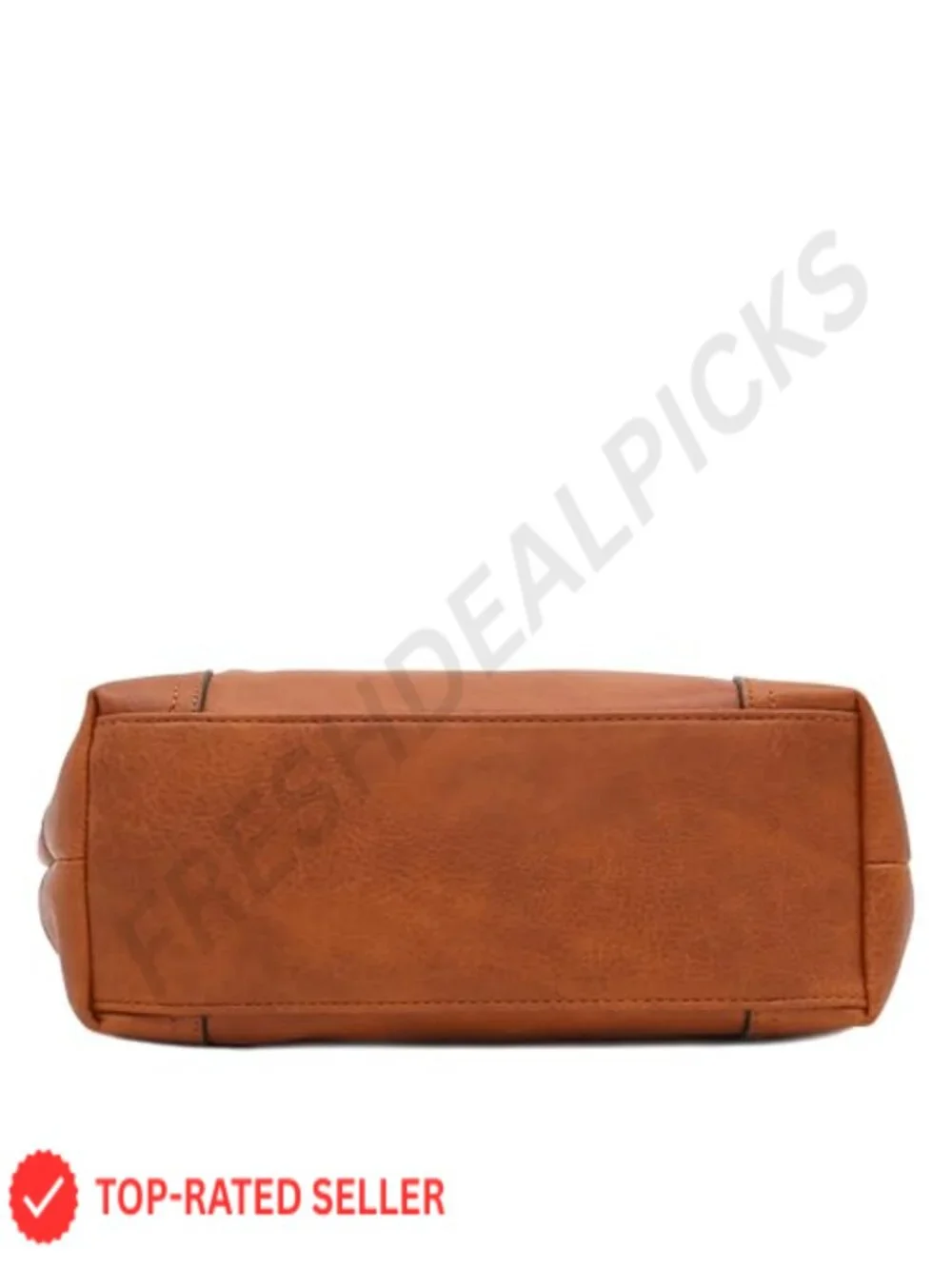 Faux Leather Hobo Shoulder Bag with Detachable Strap, Zipper Closure